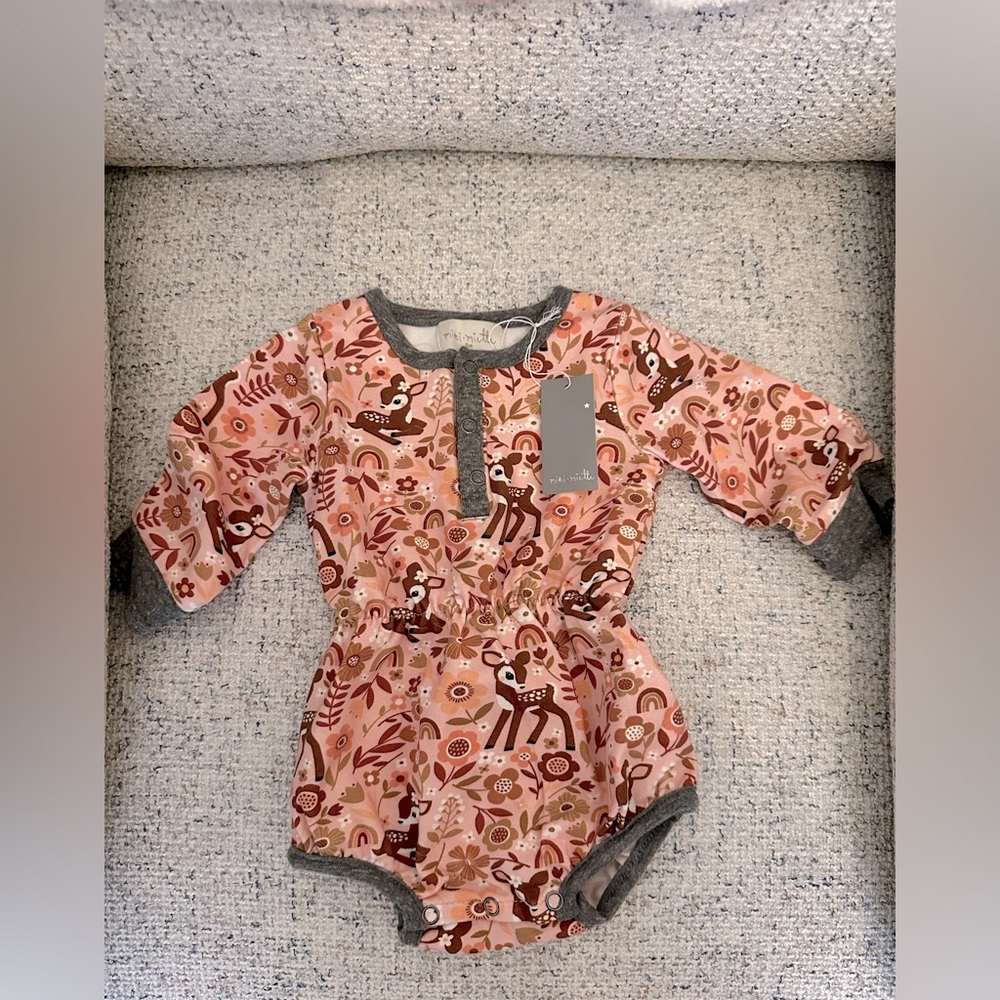 Miki Miette NWT Baby Girl Romper